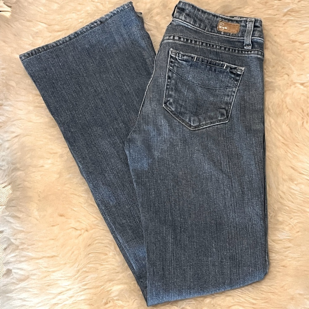 PAIGE Hollywood Hills Flare Bootcut Long Jeans